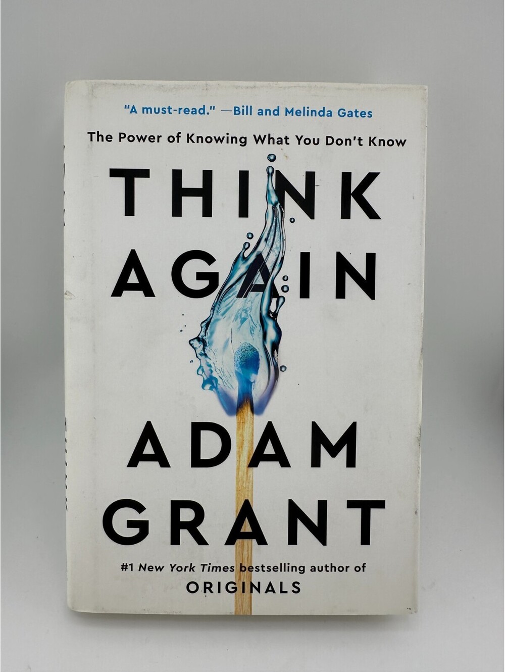 Think Again by Adam Grant Hardcover 2021 Viking Annotated Highlighted Copy